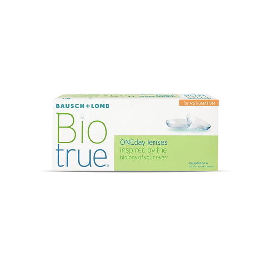 Bausch & Lomb Biotrue ONEday Astig 30pk by Fresh Lens sold by Fresh Lens | CanadianContactLenses.com