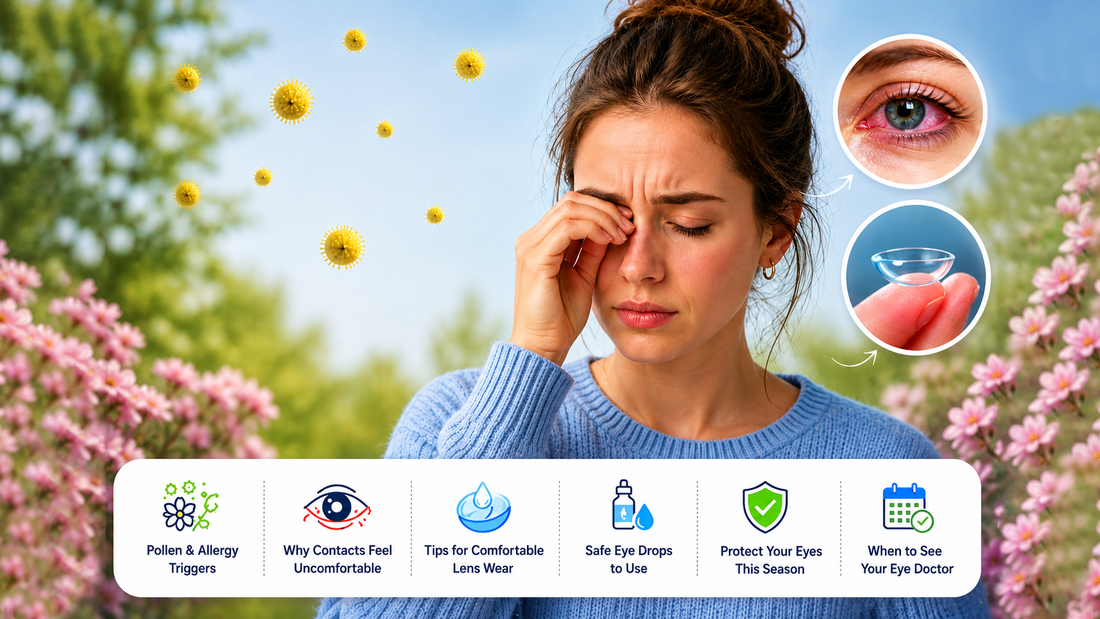 Why Does Hay Fever Season Make Your Contacts Feel Like Enemies.
