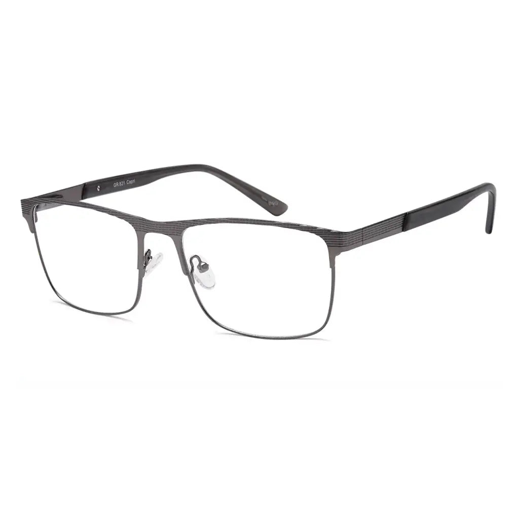 Gunmetal GRANDE Glasses GR821 by Fresh Lens | CanadianContactLenses.com sold by Fresh Lens | CanadianContactLenses.com