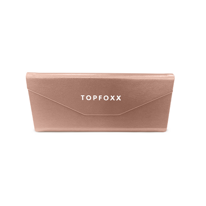Foldable Sunglasses Case - Rose Gold