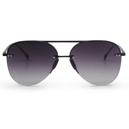 Smaller Megan 2 Faded Black - Tangle Free Aviator Sunglasses
