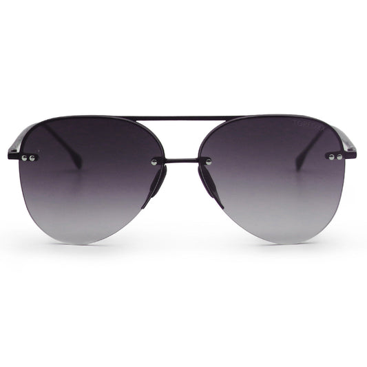Smaller Megan 2 Faded Black - Tangle Free Aviator Sunglasses